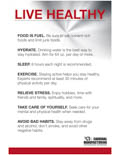 Live Healthy Poster